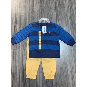 Carter's Boy's 2 Piece Long Sleeve French Terry Shirt & Pant